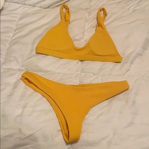 Yellow bikini set